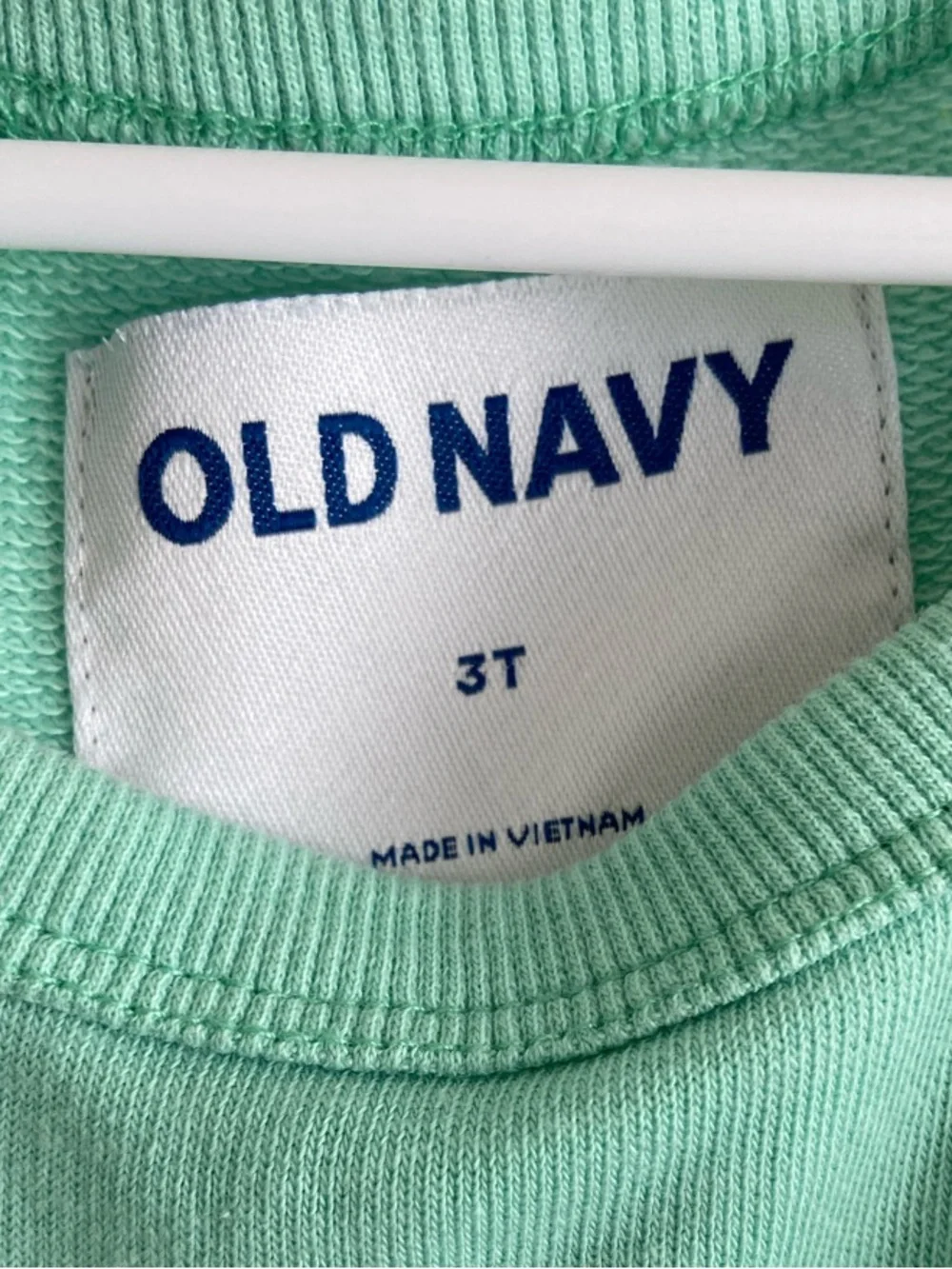 Old Navy Mint to Navy Ombre Crewneck Sweatshirt